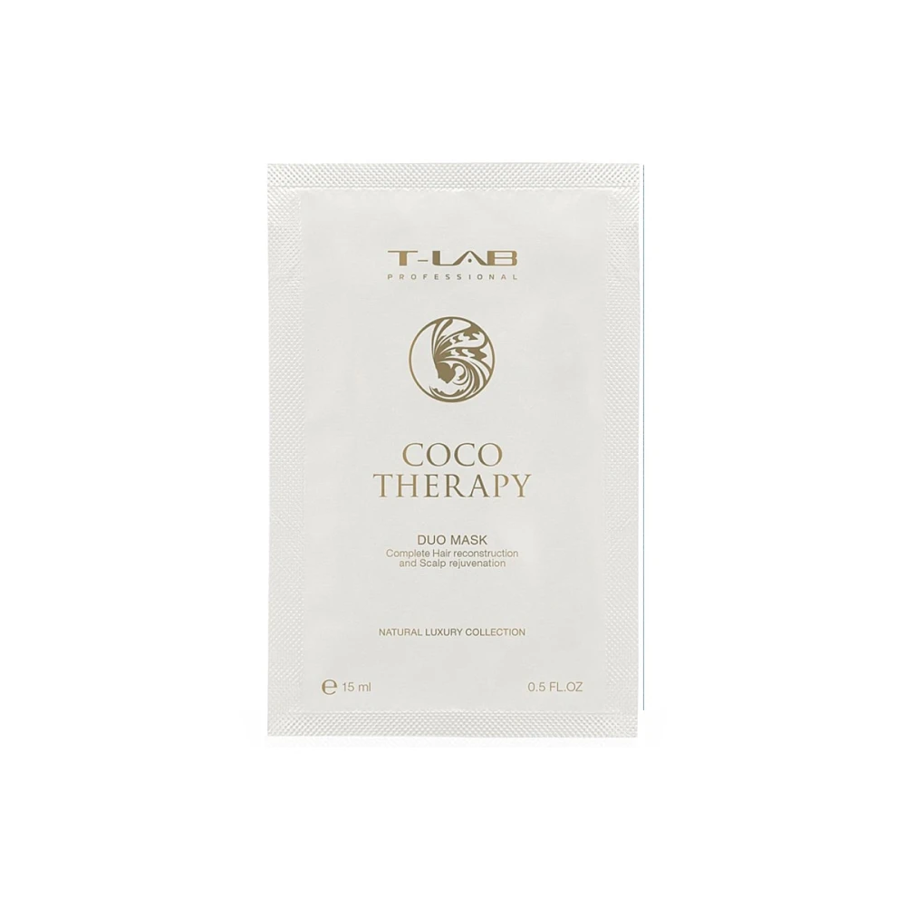 Маска для безупречного обновления волос и витализации Coco Therapy Duo Mask 15 мл