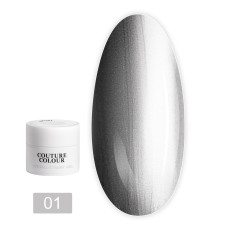 Гель-фарба  COUTURE Colour Metallic Paint Gel no wipe 5г (01 Silver)