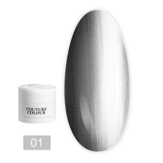 Гель-краска  COUTURE Colour Metallic Paint Gel no wipe 5г (01 Silver)