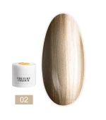 Гель-краска  COUTURE Colour Metallic Paint Gel no wipe 5г (02 Gold)