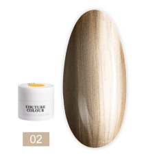 Гель-фарба  COUTURE Colour Metallic Paint Gel no wipe 5г (02 Gold)