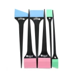 Набор кисточек силикон Salon для нанесения краски 6 шт