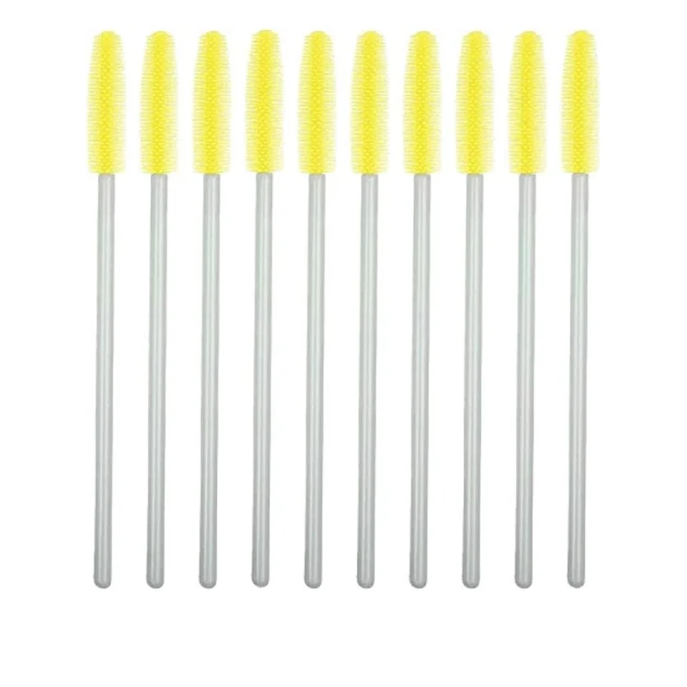 Щеточка для ресниц Vivienne белая ручка 10 шт