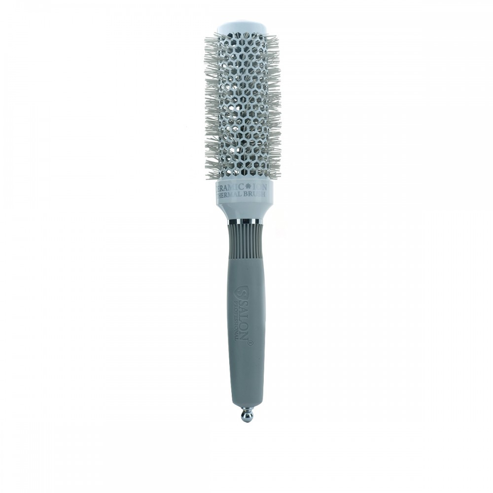 Брашинг Salon CI Thermal Brush silver 33