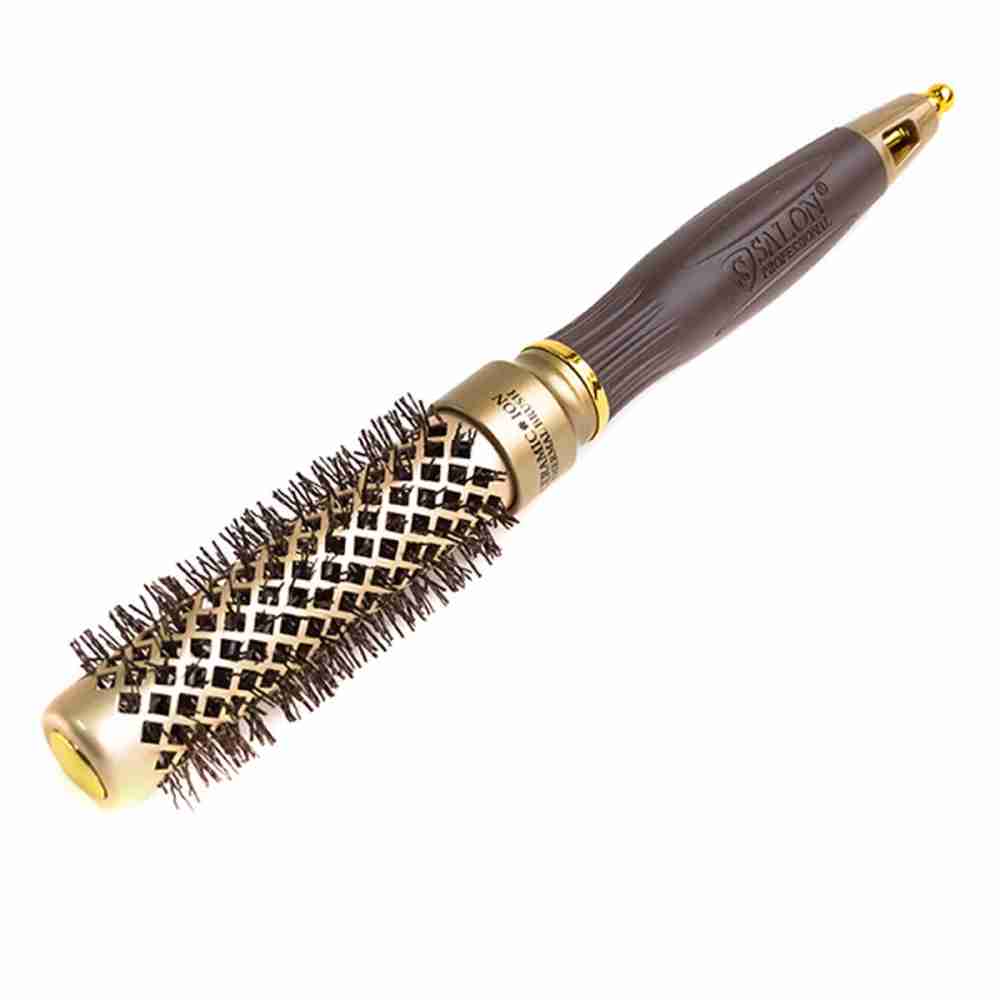 Расческа Salon Professional CI Thermal Brush gold 20