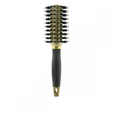 Расческа Salon Professional CI Brush с натуральной щетиной gold M