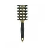 Расческа Salon Professional CI Brush с натуральной щетиной gold L