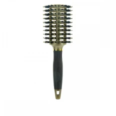 Расческа Salon Professional CI Brush с натуральной щетиной gold L