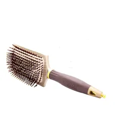 Расческа прямоугольная большая силикон gold