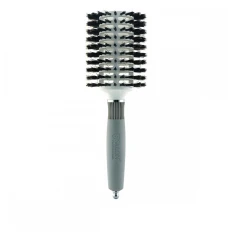Расческа Salon Professional Boar Brush с натуральной щетиной silver L