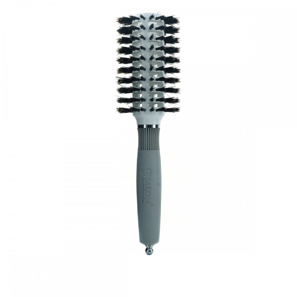 Браш Salon Boar Brush silver M