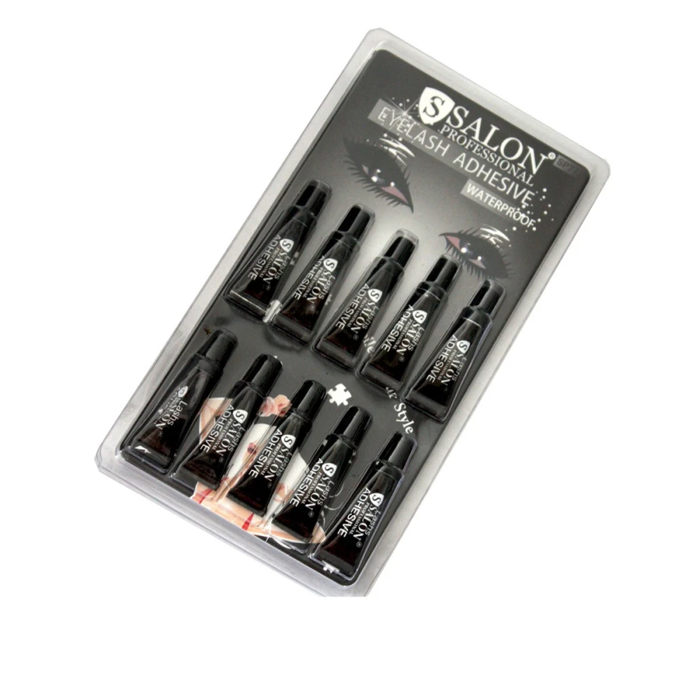Набор клеев для накладных ресниц Salon Dark 1 г (10 шт)