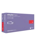 Перчатки нитрил без пудры нестерильные Nitrylex BASIC Violet 100 шт