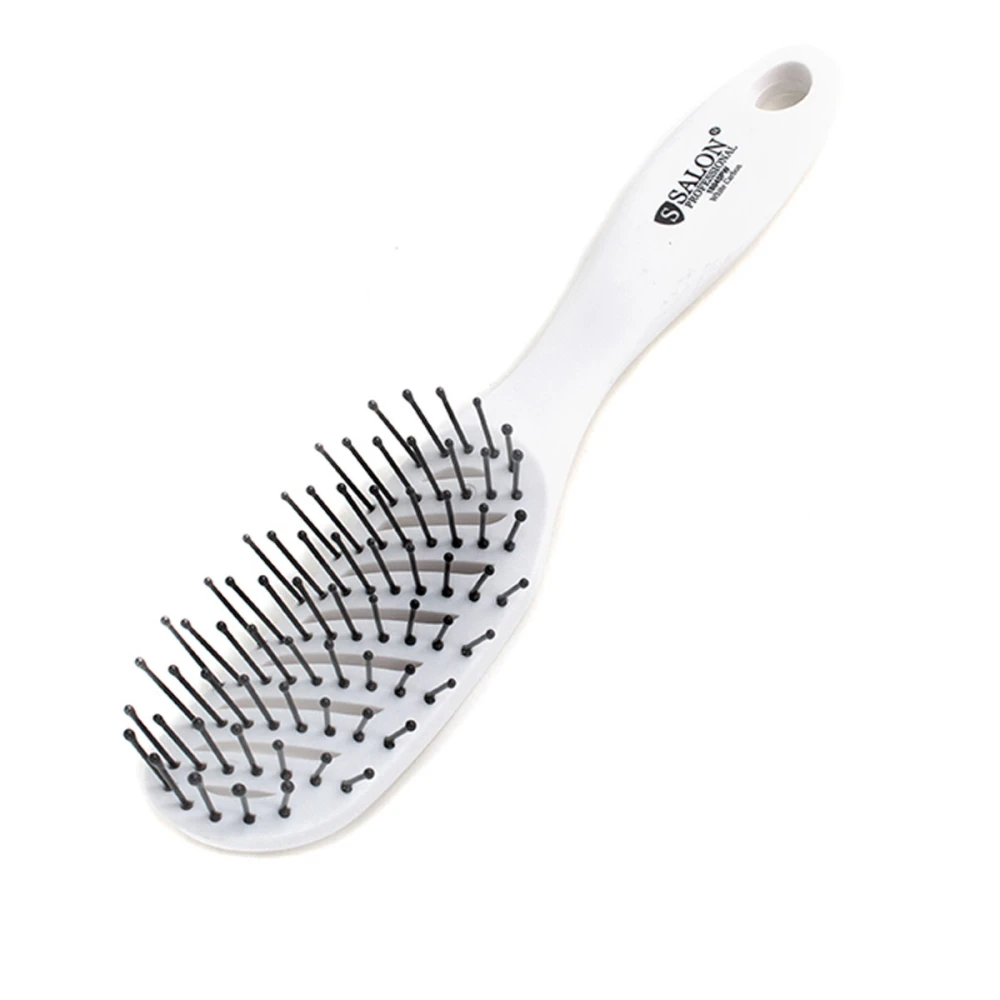 Гребінець Salon човник глянсовий (Білий)