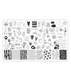 Пластина для стемпинга ART Stamping (0014)