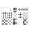 Пластина для стемпінгу ART Stamping Mini (Tartan)