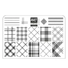 Пластина для стемпінгу ART Stamping Mini (Tartan)