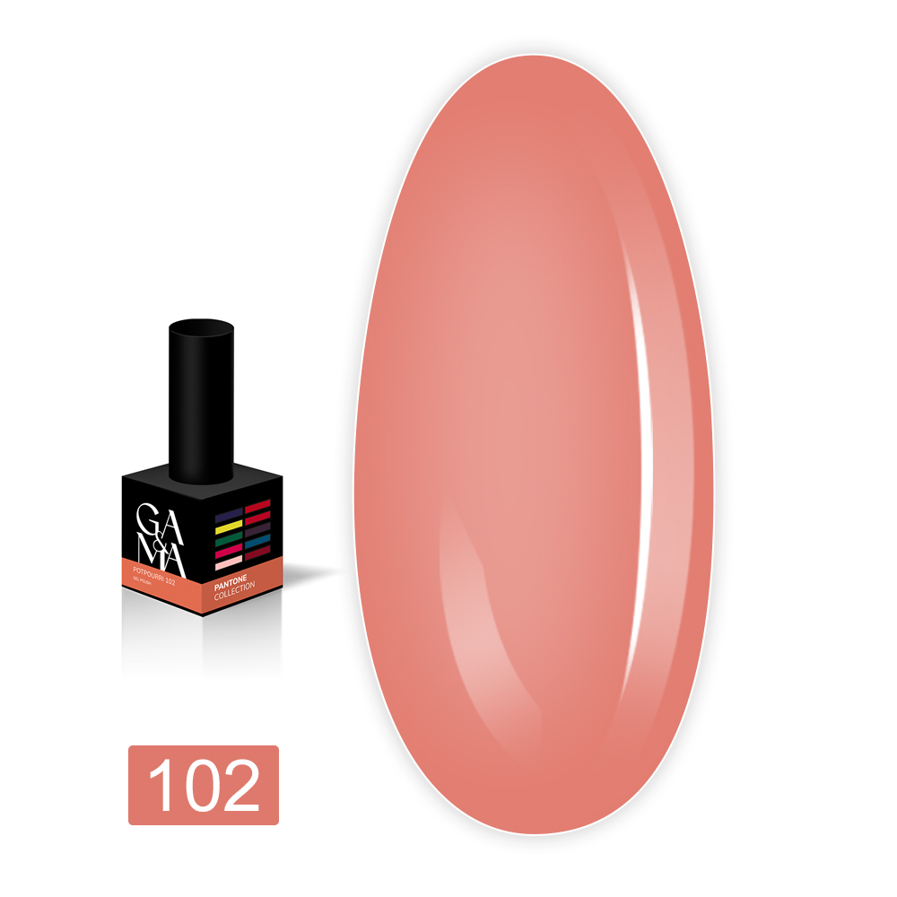 Гель лак GAMA , 10 мл (102)