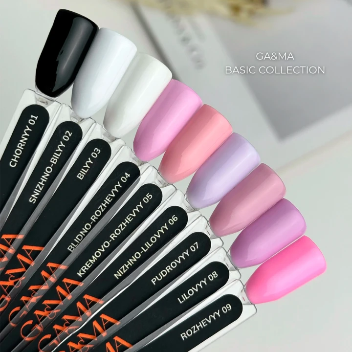 Гель лак GAMA , 10 мл (001)