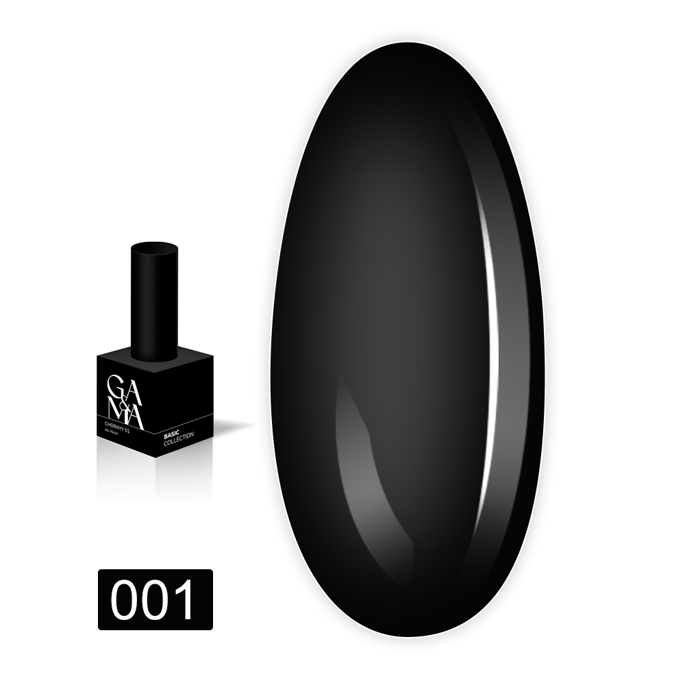 Гель-лак GAMA, 15 мл (001)