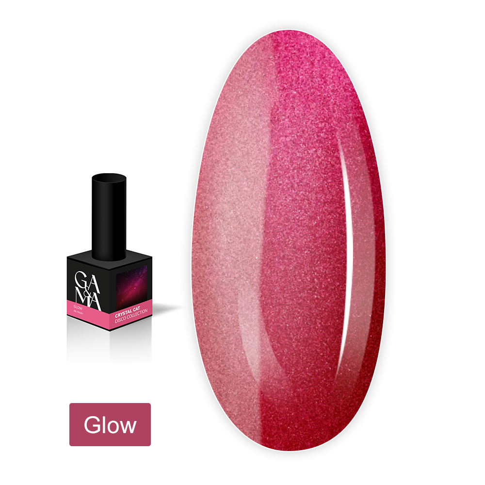 Гель лак GAMA Crystal Cat, 10 мл (Glow)