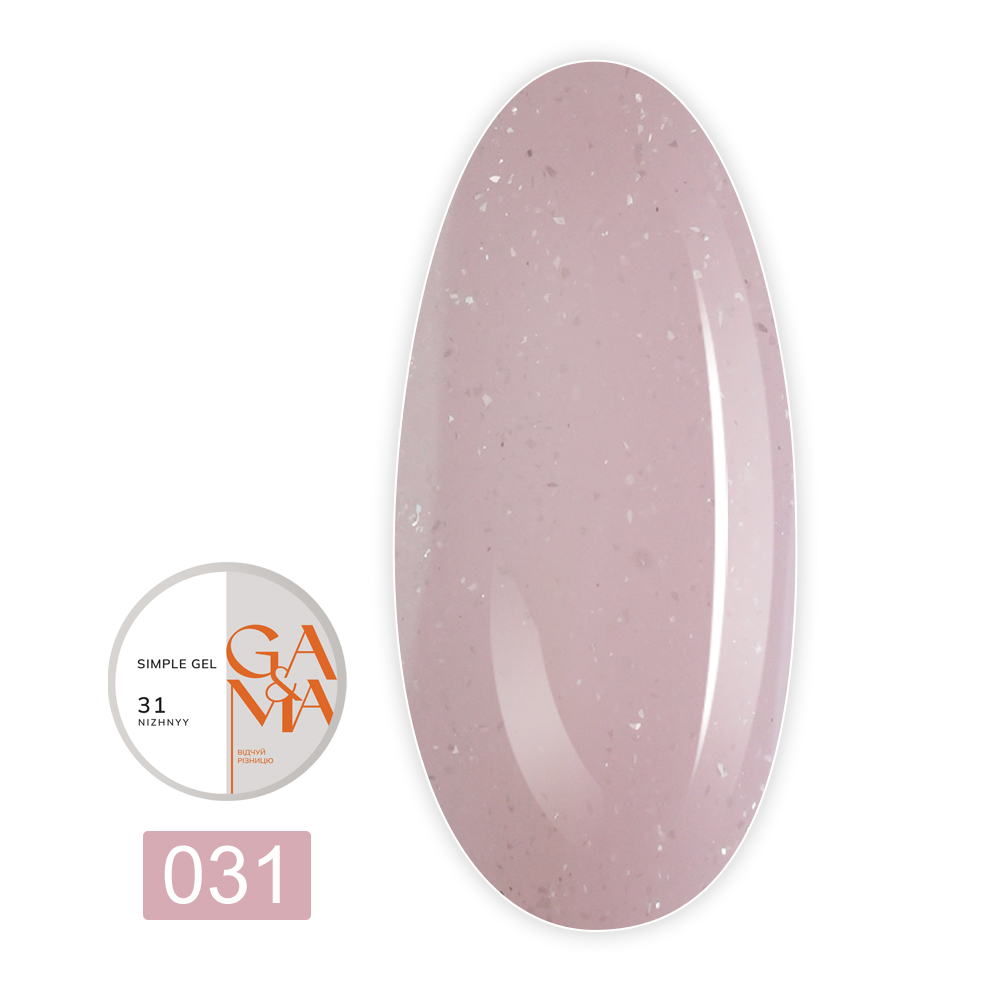 Гель Simple gel, 15 мл (031 Ніжний)
