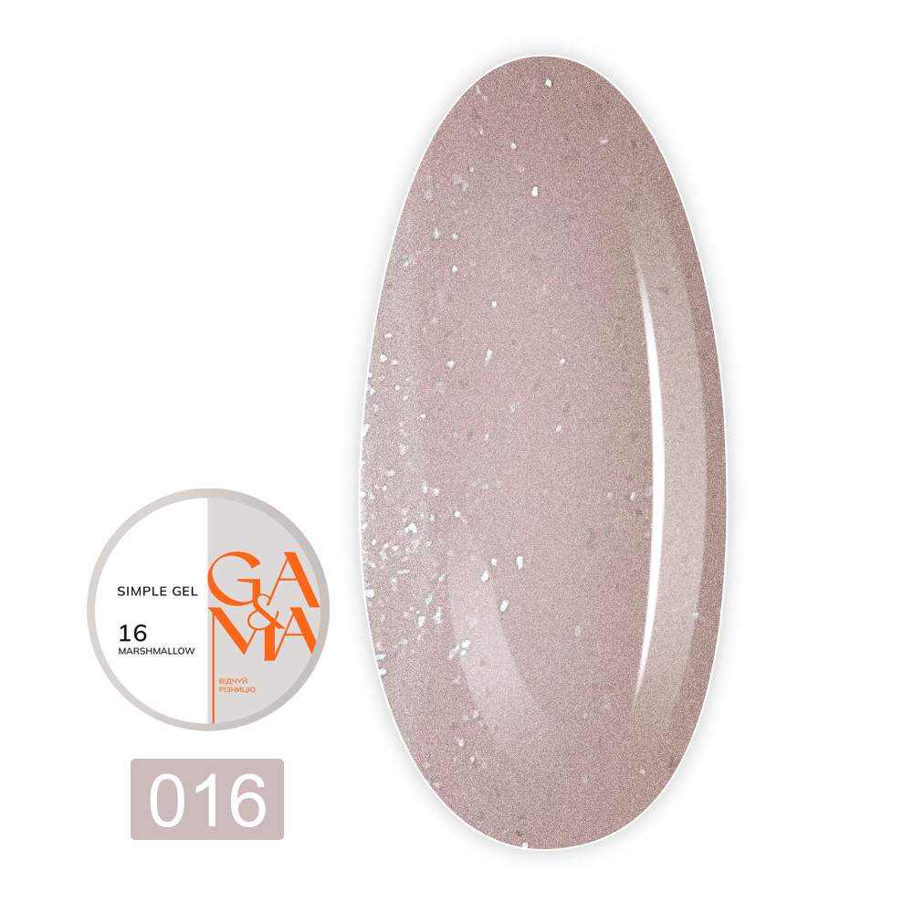 Гель Simple gel, 30 мл (016 Маршмелоу)