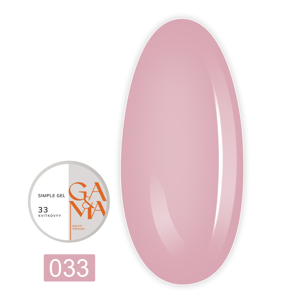 Гель Simple gel, 30 мл (033 Цветочный)