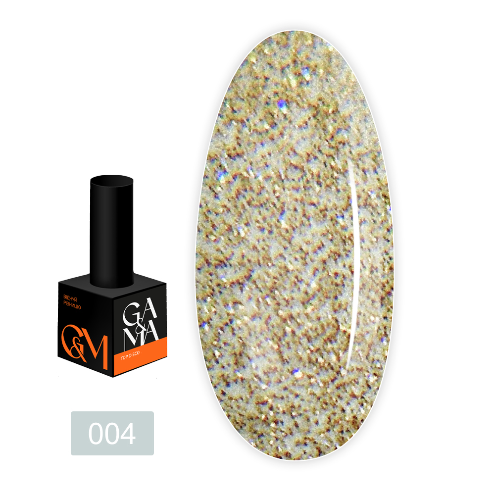Топ GAMA Disco SHINE 10 мл (004)