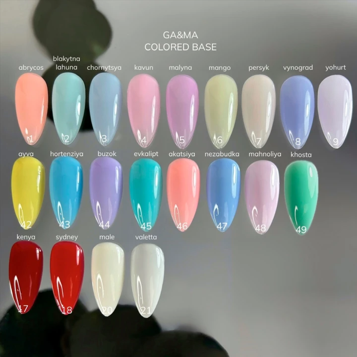 База Cover base Colored, 15 мл (002 Голубая лагуна)