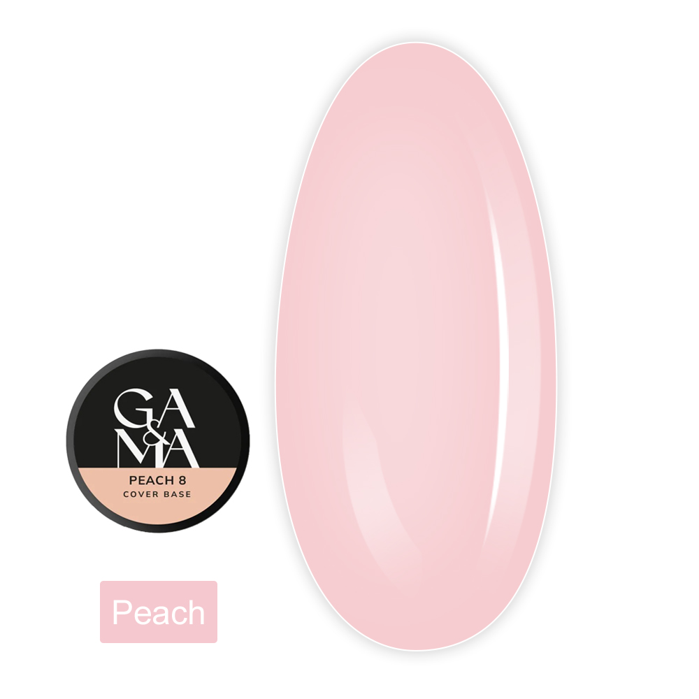База камуфлирующая GA&MA Cover base 30 мл (008 Пич)