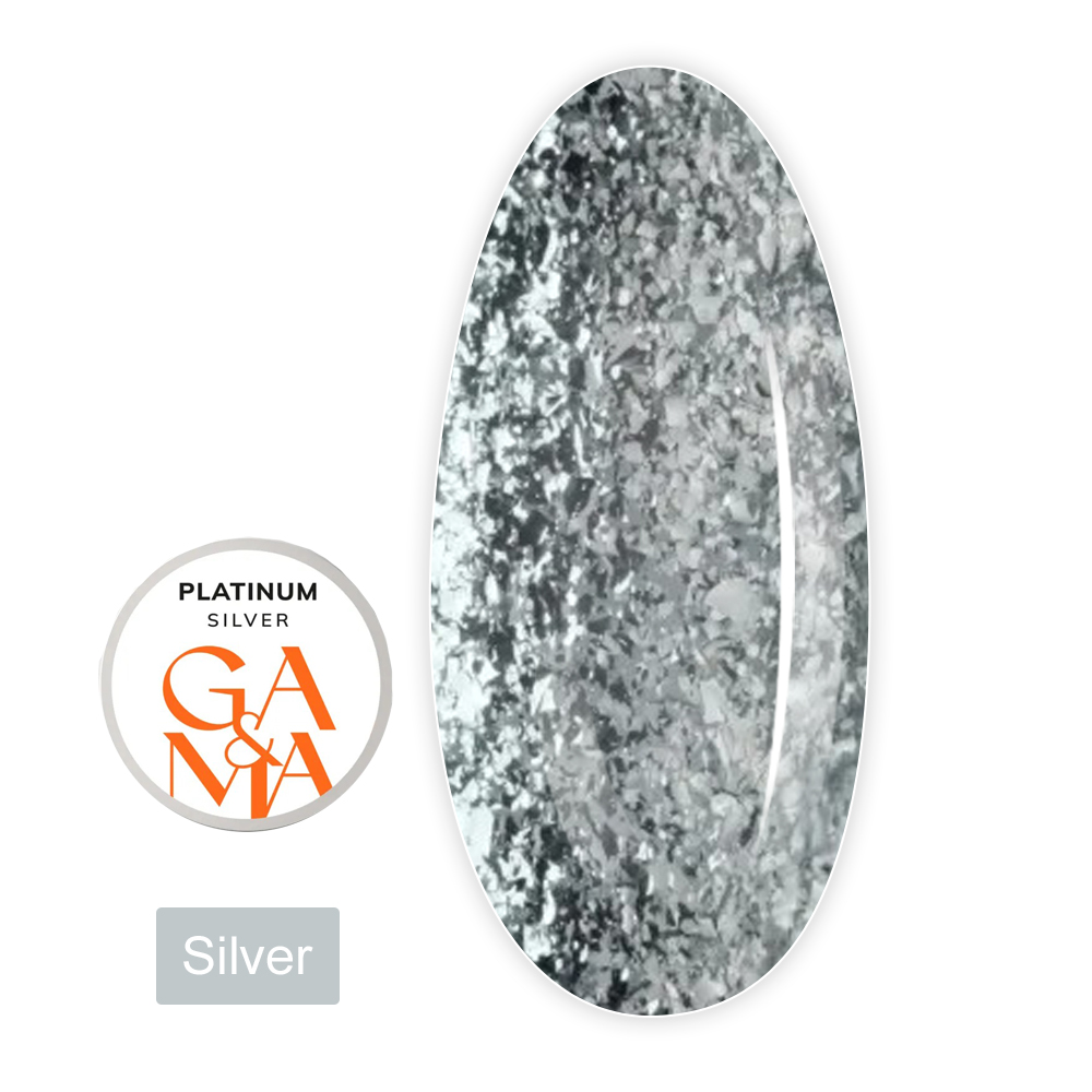 Жидкая фольга  GA&MA Platinum 5 г (Silver)