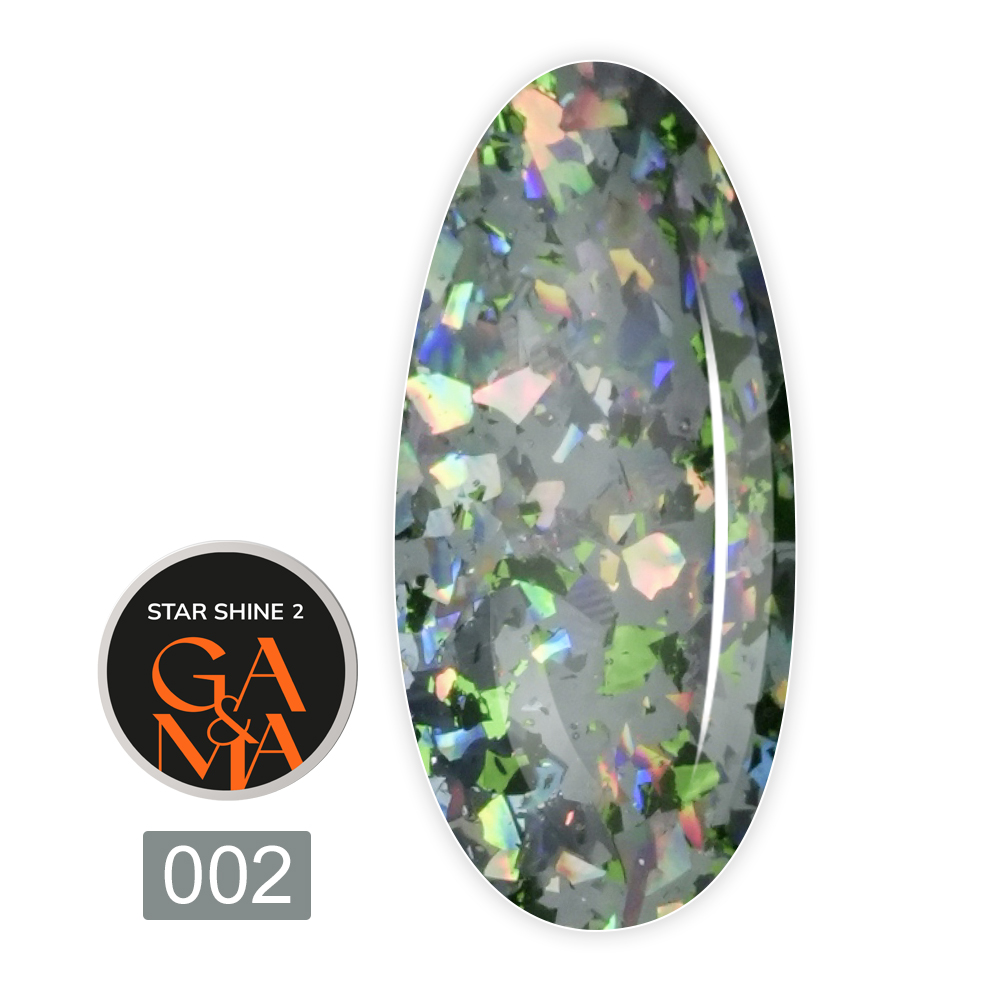 Гель лак Star shine, 5 г (002) (баночка)