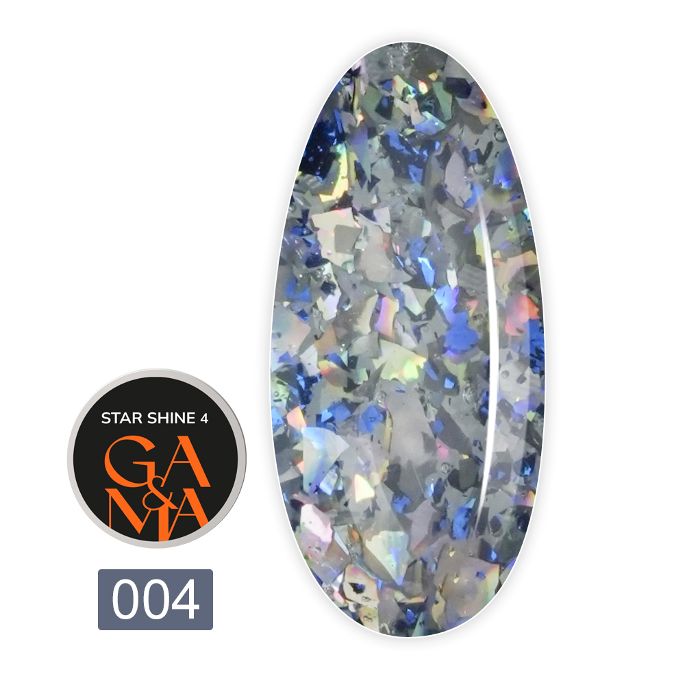 Гель-лак GAMA Star shine, 5 г (004) (баночка)