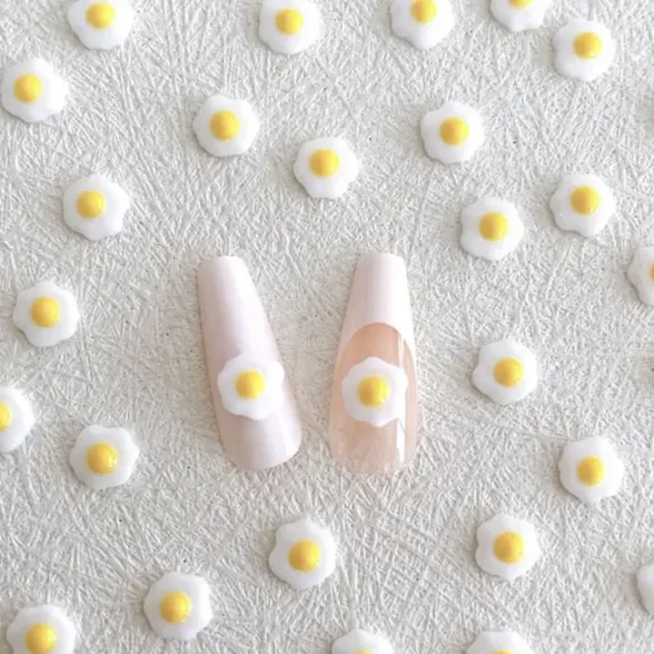 Украшения для ногтей, 10 шт (Яичница)