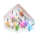 Прикраси для нігтів, 10 шт (Стаканчик з кавою)