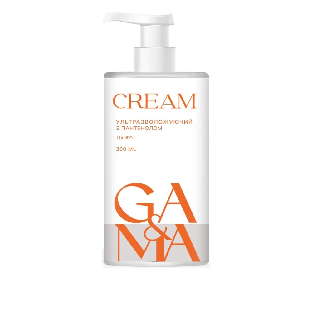 Крем GA&MA ультраувлажняющий с пантенолом 300 мл (Манго)