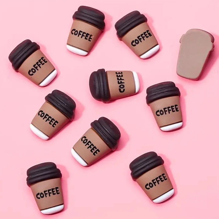 Прикраси для нігтів, 10 шт (Кава to go)