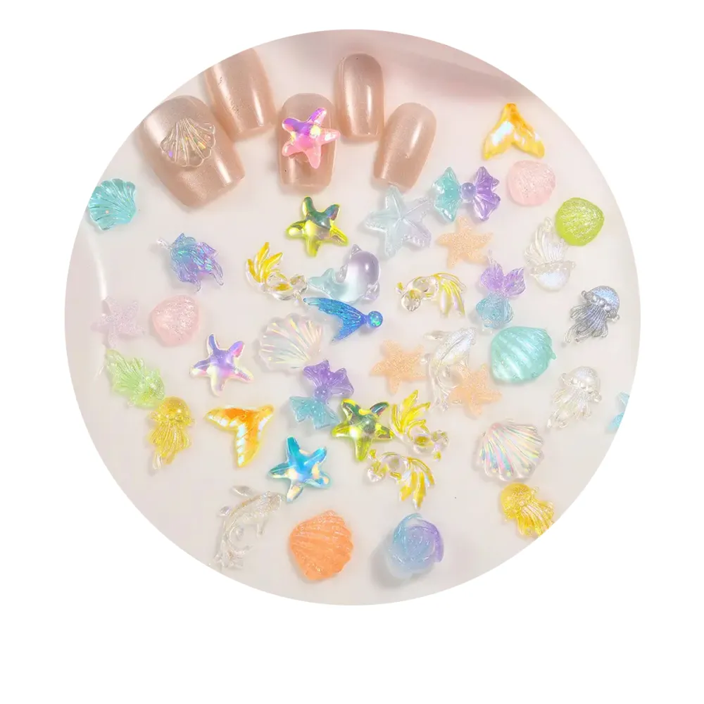 Украшения для ногтей, 50 шт (Океан)