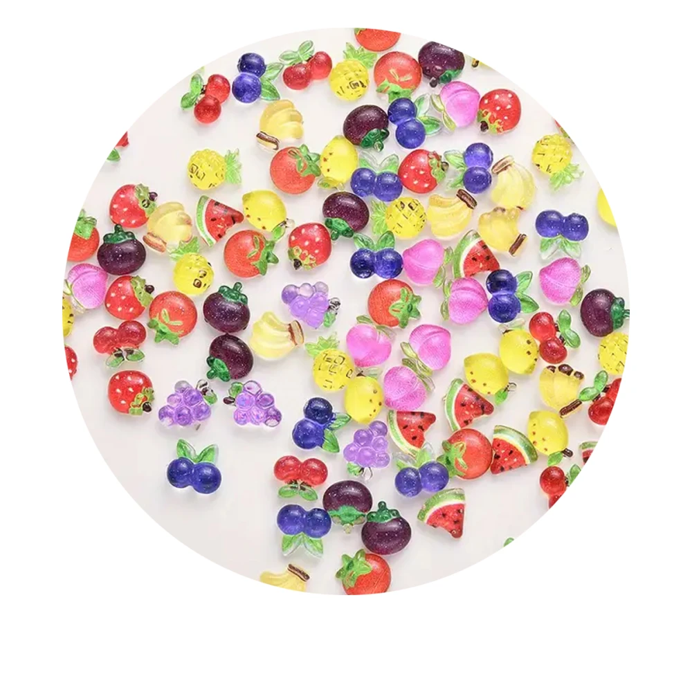 Украшения для ногтей, 30 шт (Фрукты)