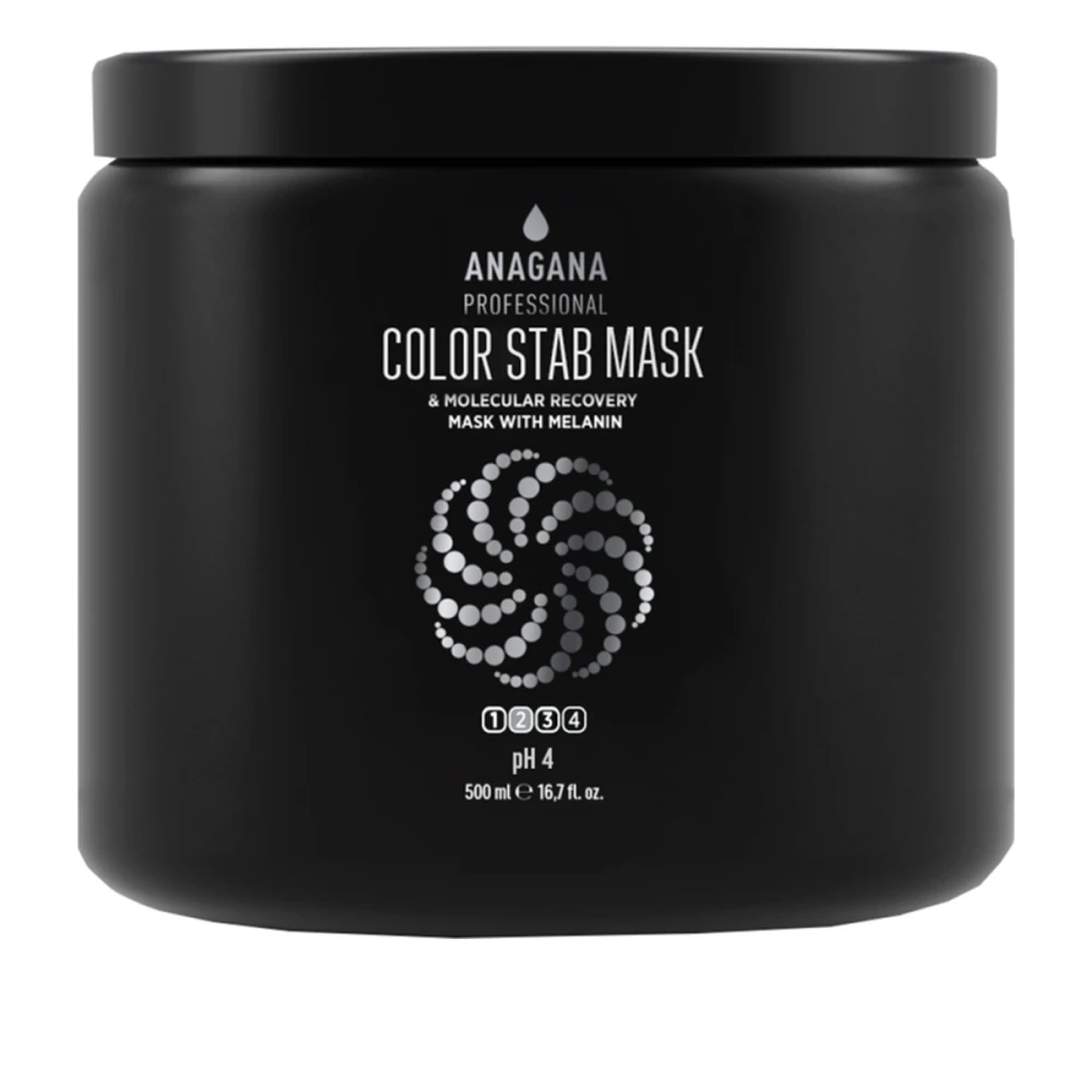 Маска Стабилизатор цвета и молекулярное восстановление с меланином для окрашенных волос, 500 мл