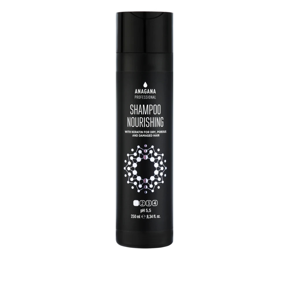 Шампунь Питательный с кератином для сухих ячеистых волос, 250 мл