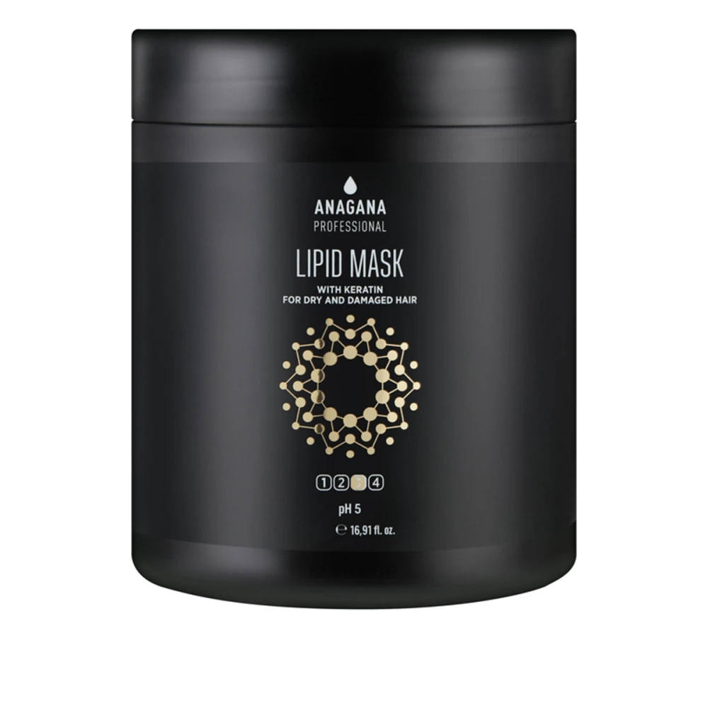 Маска липидная с кератином для сухих пористых волос, 1000 мл