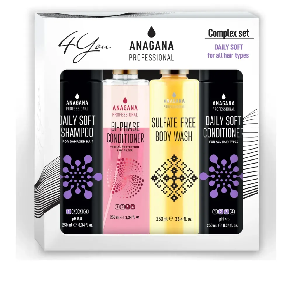Набір 4YOU Щоденний м'який для всіх типів волосся 4х250 мл