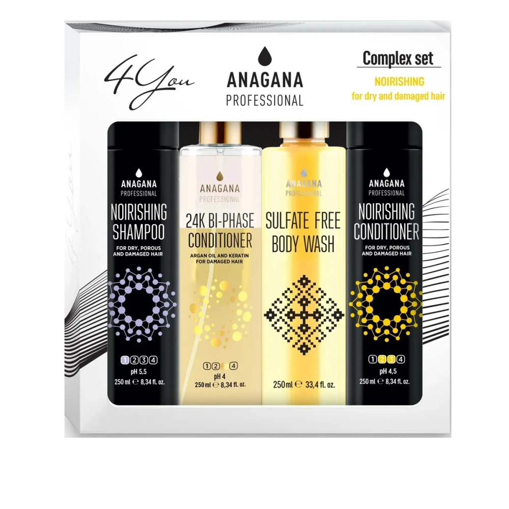 Набір 4YOU Живильний з кератином для сухого пористого волосся 4х250 мл