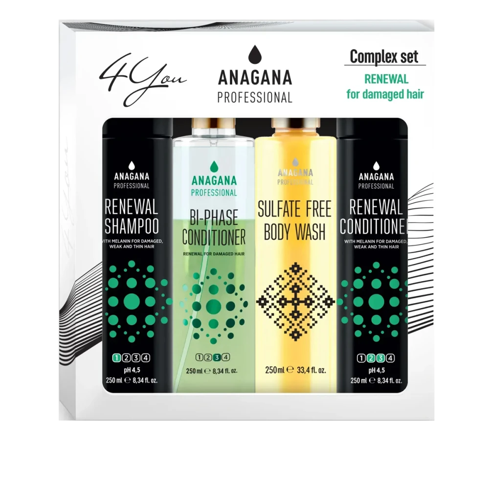 Набір 4YOU Відновлення для пошкодженого ламкого волосся 4х250 мл