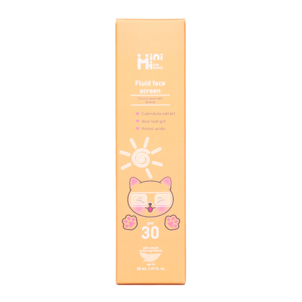 Флюид MiniMi солнцезащитный для лица 30 мл