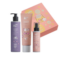 Набор для волос Мини-бокс MiniMi 3 шт. (шампунь, кондиционер, спрей)