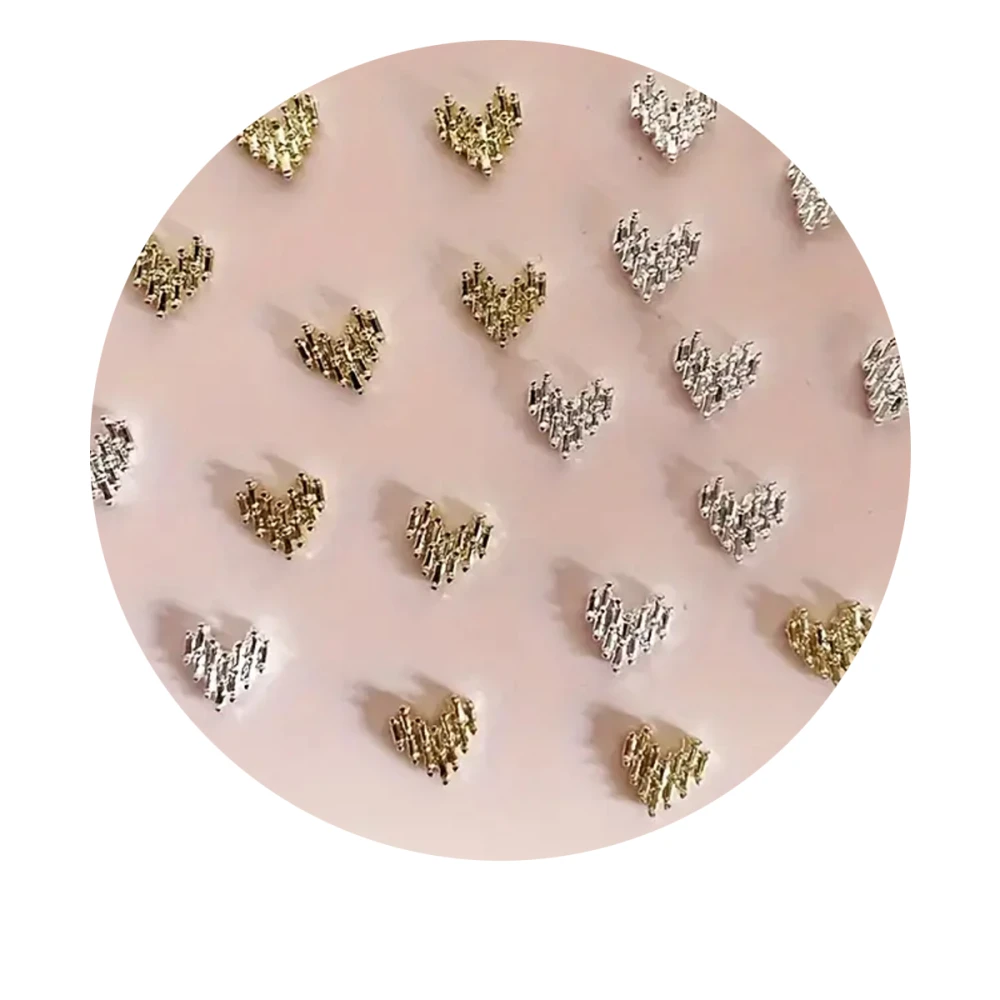 Украшения для ногтей, 20 шт (Сердечки 4968514677)