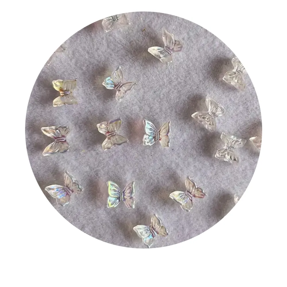 Прикраси для нігтів, 5 шт (Кришталеві метелики 1268693595)